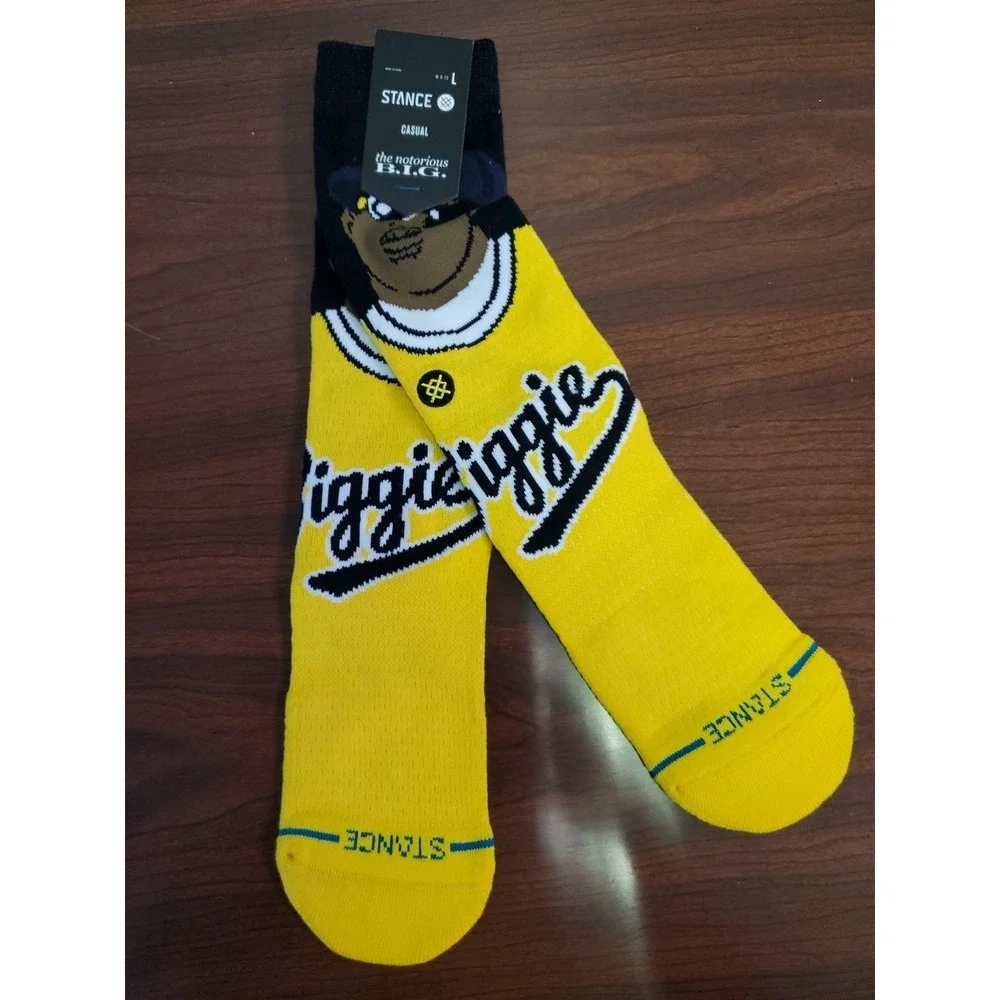 Stance Biggie The Notorious B.I.G. Juicy Crew Socks Large Unisex SZ L  (9-13)‎